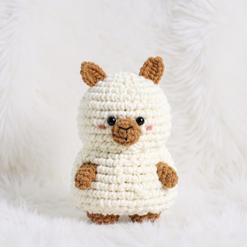 Llama Amigurumi Crochet Pattern - Adorable DIY Stuffed Animal Toy - Instant Download PDF