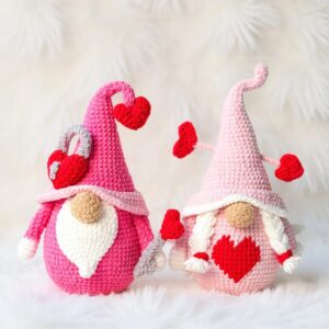 Couple Gnomes Amigurumi Crochet Pattern - Adorable DIY Stuffed Toy - Instant Download PDF