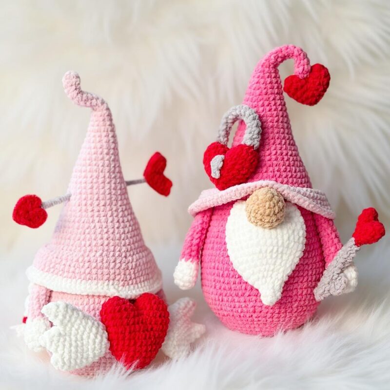 Couple Gnomes Amigurumi Crochet Pattern - Adorable DIY Stuffed Toy - Instant Download PDF - Image 2