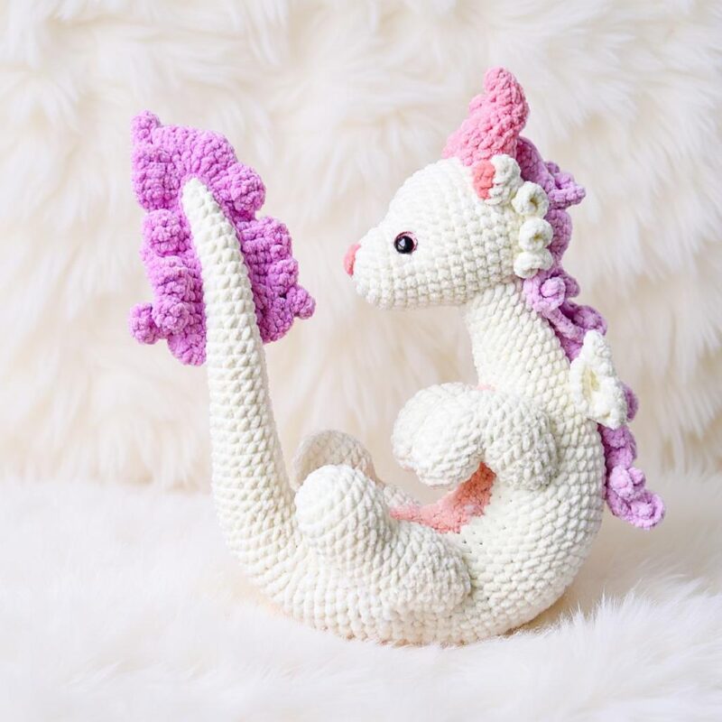 Lunara Dragon Amigurumi Crochet Pattern - Whimsical DIY Stuffed Animal Toy - Instant Download PDF - Image 2