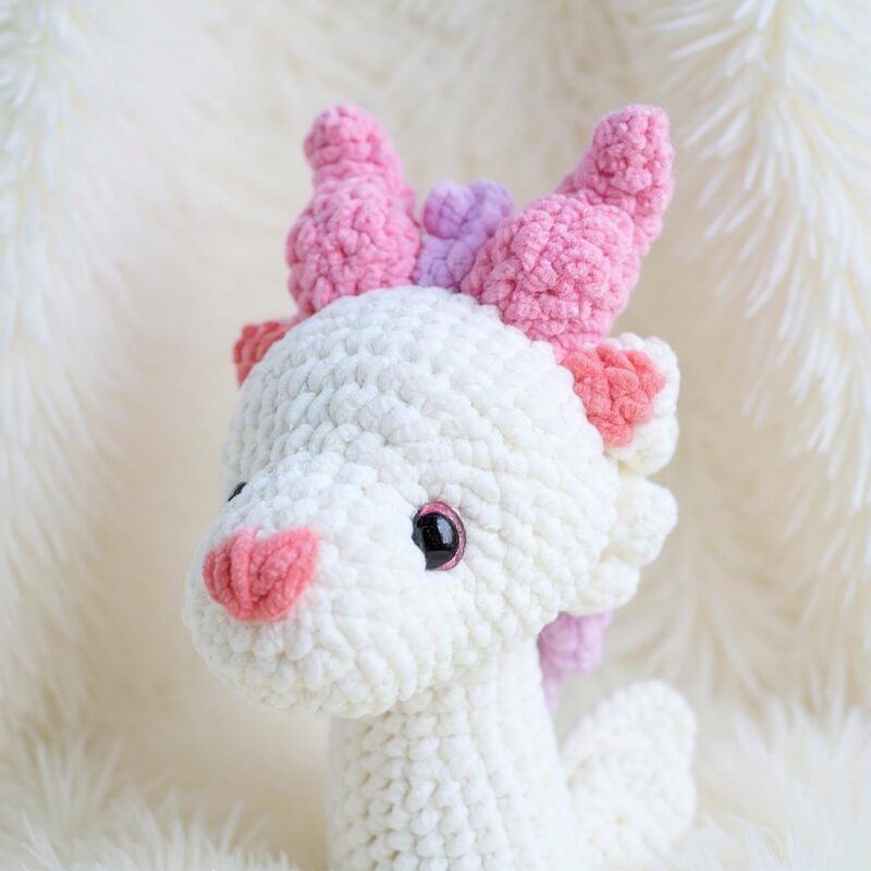 Lunara Dragon Amigurumi Crochet Pattern - Whimsical DIY Stuffed Animal Toy - Instant Download PDF - Image 3