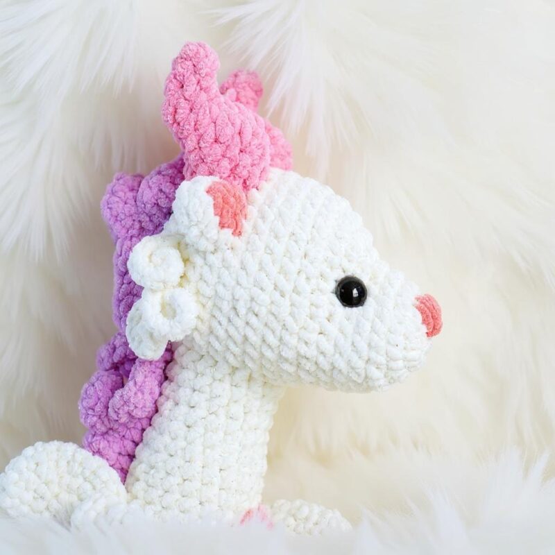 Lunara Dragon Amigurumi Crochet Pattern - Whimsical DIY Stuffed Animal Toy - Instant Download PDF - Image 4