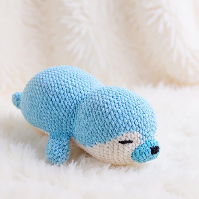 Lying Seal Amigurumi Crochet Pattern - Adorable DIY Stuffed Animal Toy - Instant Download PDF - Image 2