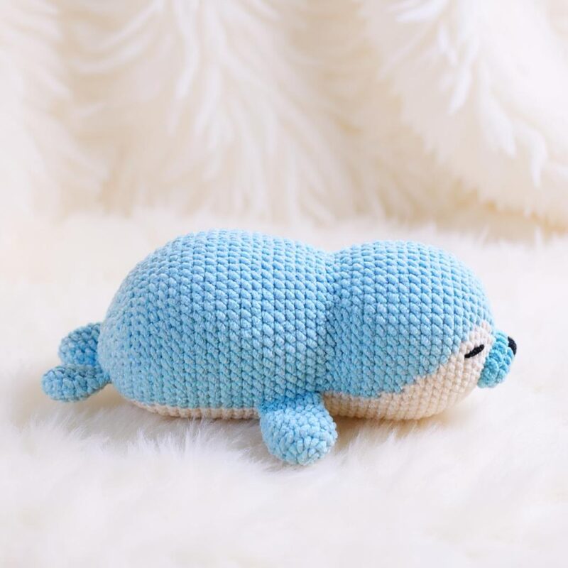 Lying Seal Amigurumi Crochet Pattern - Adorable DIY Stuffed Animal Toy - Instant Download PDF - Image 4