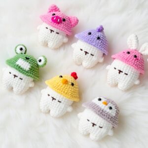 Mouse in a Cap Amigurumi Crochet Pattern - Adorable DIY Stuffed Animal Toy - Instant Download PDF