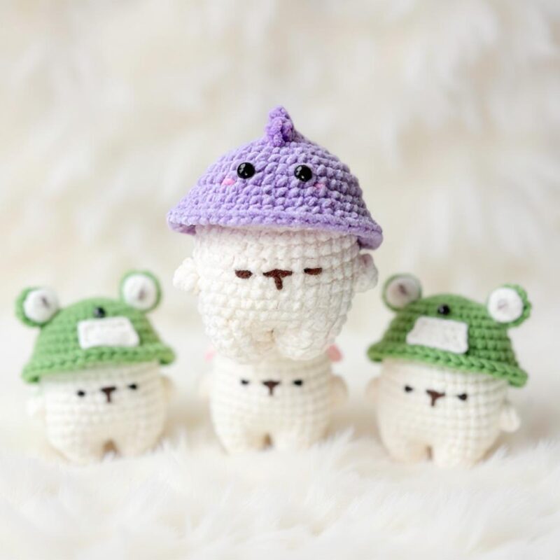 Mouse in a Cap Amigurumi Crochet Pattern - Adorable DIY Stuffed Animal Toy - Instant Download PDF - Image 2
