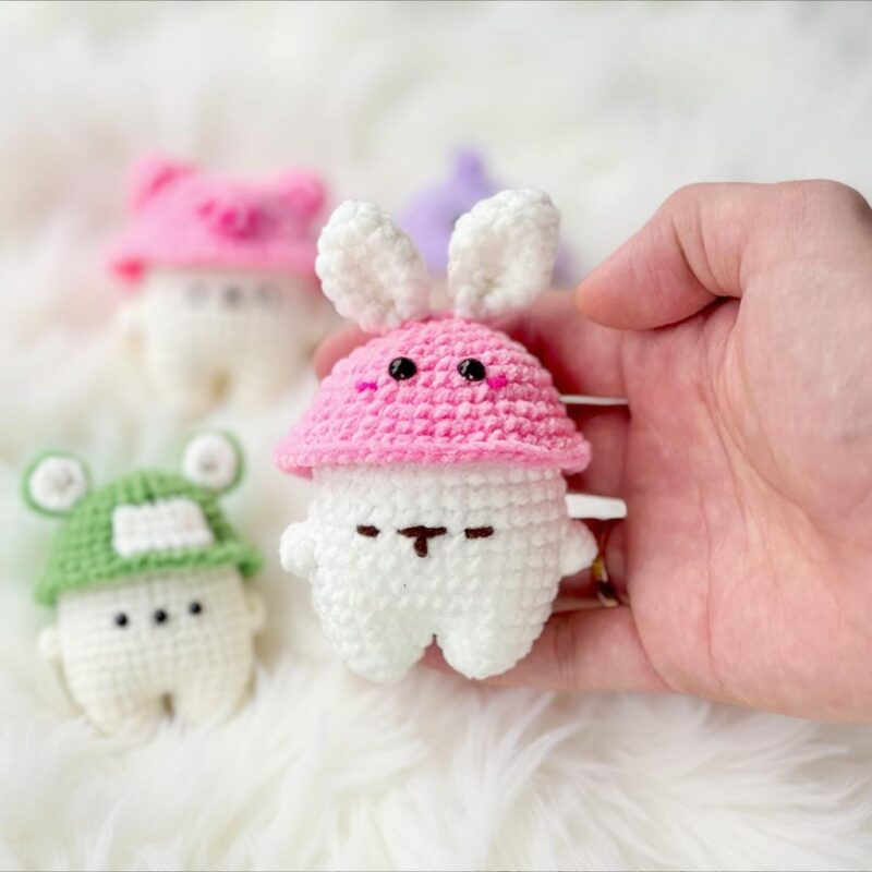 Mouse in a Cap Amigurumi Crochet Pattern - Adorable DIY Stuffed Animal Toy - Instant Download PDF - Image 4