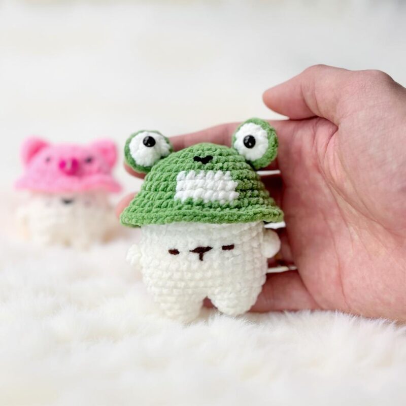 Mouse in a Cap Amigurumi Crochet Pattern - Adorable DIY Stuffed Animal Toy - Instant Download PDF - Image 5
