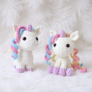 Unicorn Amigurumi Crochet Pattern - Magical DIY Stuffed Animal Toy - Instant Download PDF
