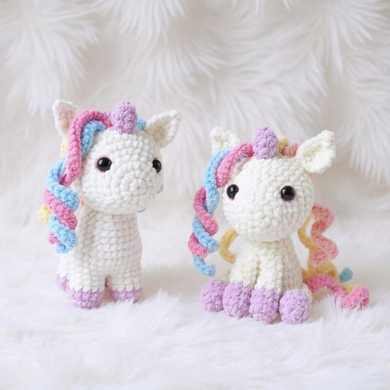 Unicorn Amigurumi Crochet Pattern - Magical DIY Stuffed Animal Toy - Instant Download PDF