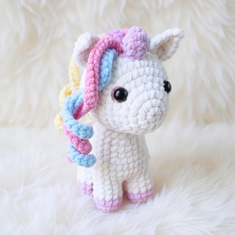 Unicorn Amigurumi Crochet Pattern - Magical DIY Stuffed Animal Toy - Instant Download PDF - Image 3