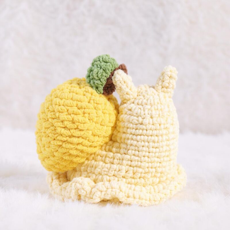 Mango Snail Amigurumi Crochet Pattern - Adorable DIY Stuffed Animal Toy - Instant Download PDF - Image 5