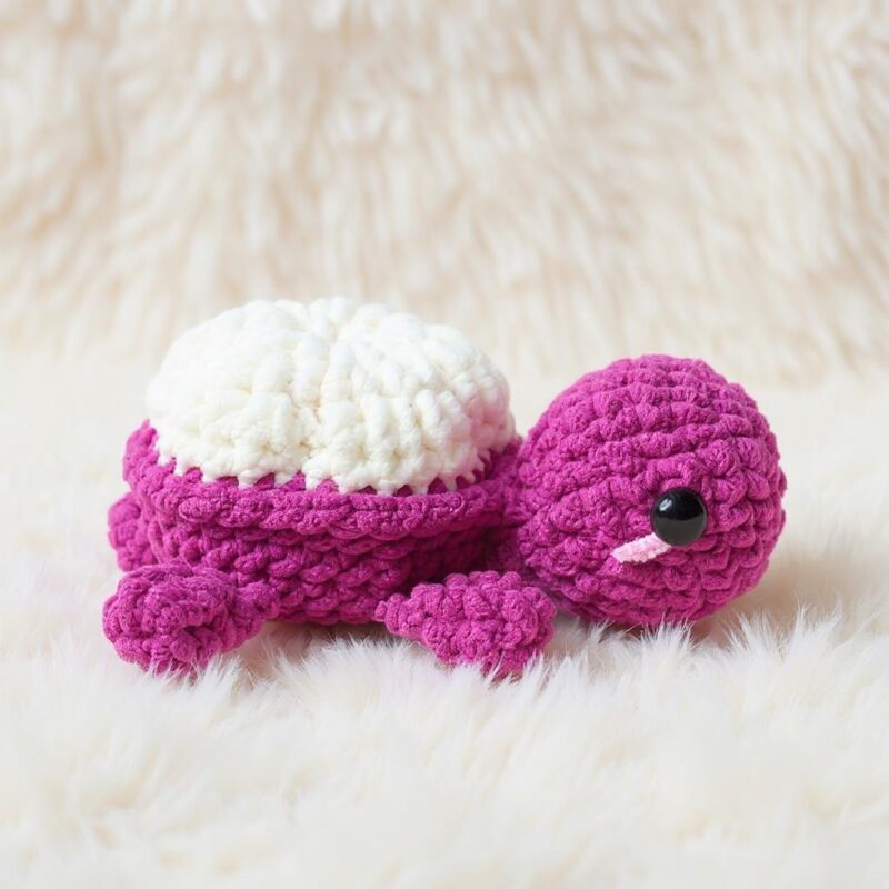 Mangosteen Turtle Amigurumi Crochet Pattern - No-Sew DIY Stuffed Animal Toy - Instant Download PDF - Image 3