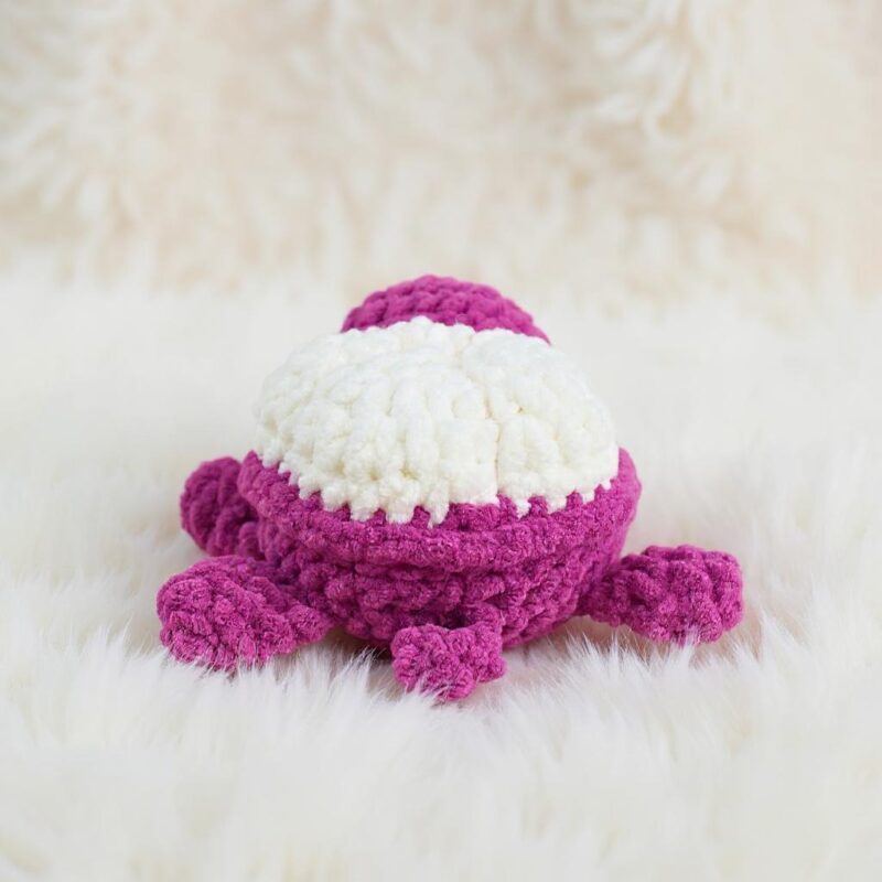 Mangosteen Turtle Amigurumi Crochet Pattern - No-Sew DIY Stuffed Animal Toy - Instant Download PDF - Image 4