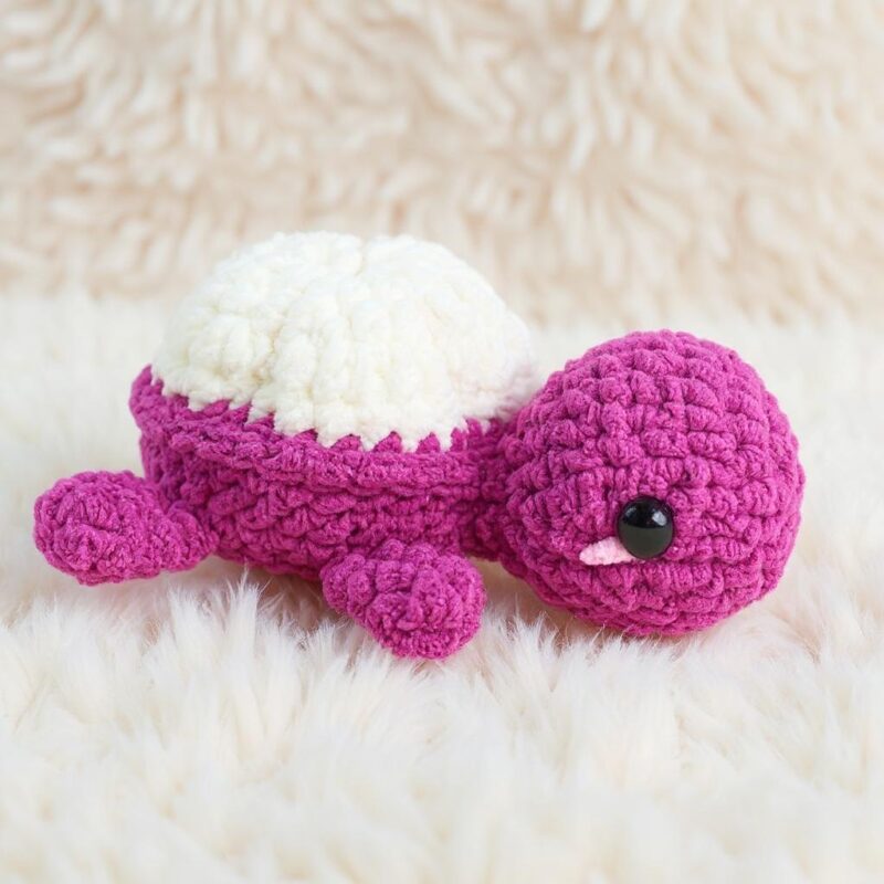Mangosteen Turtle Amigurumi Crochet Pattern - No-Sew DIY Stuffed Animal Toy - Instant Download PDF - Image 5