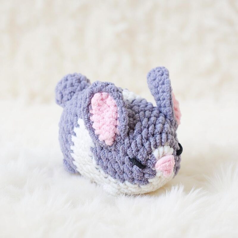 Marble Bunny Amigurumi Crochet Pattern - Adorable DIY Stuffed Animal Toy - Instant Download PDF