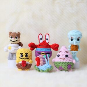 Sea Creature Amigurumi Crochet Pattern Bundle - Adorable DIY Stuffed Ocean Animal Toys - Instant Download PDF