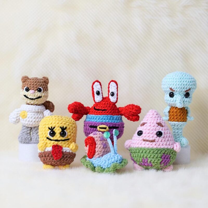 Sea Creature Amigurumi Crochet Pattern Bundle - Adorable DIY Stuffed Ocean Animal Toys - Instant Download PDF