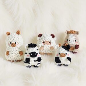Meadow Buddies Amigurumi Crochet Pattern Bundle - Adorable DIY Stuffed Animal Toys - Instant Download PDF