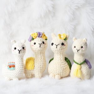Llama Amigurumi Crochet Pattern Bundle - Adorable DIY Stuffed Animal Toys - Instant Download PDF