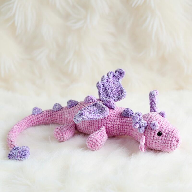 Fairy Dragon Amigurumi Crochet Pattern - Whimsical DIY Stuffed Animal Toy - Instant Download PDF - Image 2