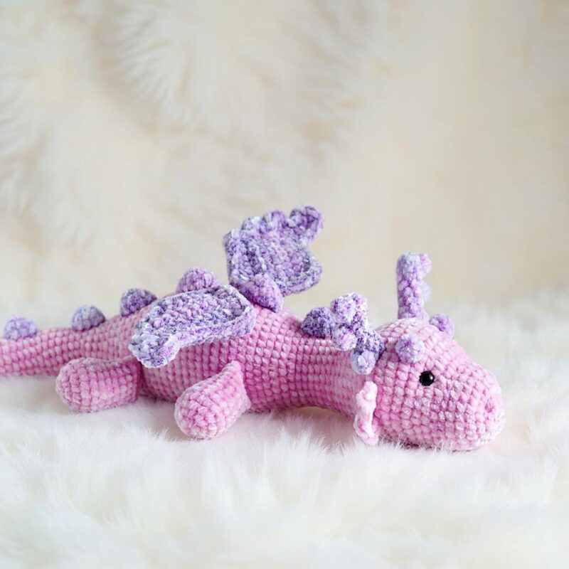 Fairy Dragon Amigurumi Crochet Pattern - Whimsical DIY Stuffed Animal Toy - Instant Download PDF - Image 3
