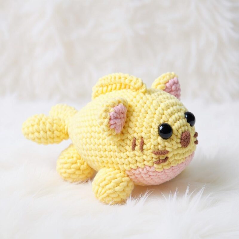 Meow Shark Amigurumi Crochet Pattern - Adorable DIY Stuffed Animal Toy - Instant Download PDF