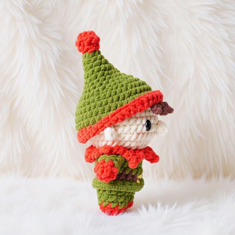 Merry Holiday Elf Amigurumi Crochet Pattern - Adorable DIY Stuffed Toy - Instant Download PDF - Image 3
