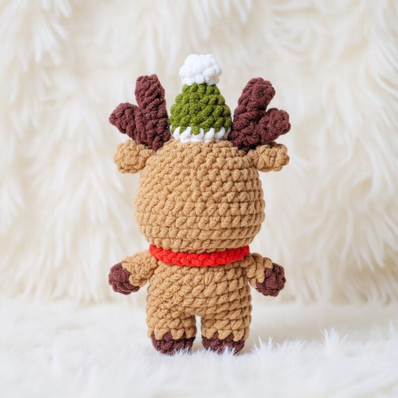 Holiday Reindeer Amigurumi Crochet Pattern - Adorable DIY Stuffed Animal Toy - Instant Download PDF - Image 5