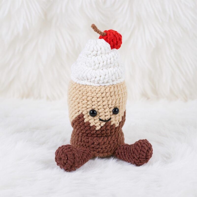 Boba Tea Amigurumi Crochet Pattern - Adorable DIY Stuffed Toy - Instant Download PDF