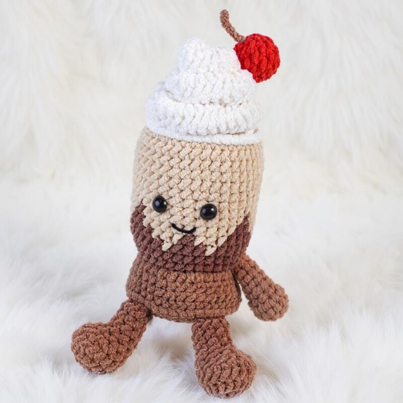 Boba Tea Amigurumi Crochet Pattern - Adorable DIY Stuffed Toy - Instant Download PDF - Image 2