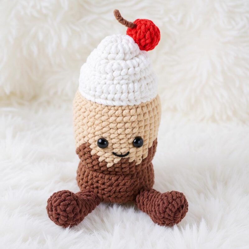 Boba Tea Amigurumi Crochet Pattern - Adorable DIY Stuffed Toy - Instant Download PDF - Image 3