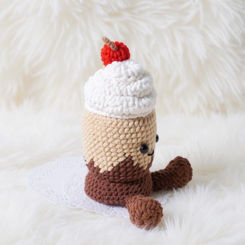 Boba Tea Amigurumi Crochet Pattern - Adorable DIY Stuffed Toy - Instant Download PDF - Image 4
