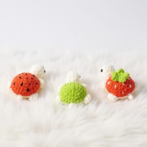 Mini Turtle Amigurumi Crochet Pattern - Adorable DIY Stuffed Animal Toy - Instant Download PDF