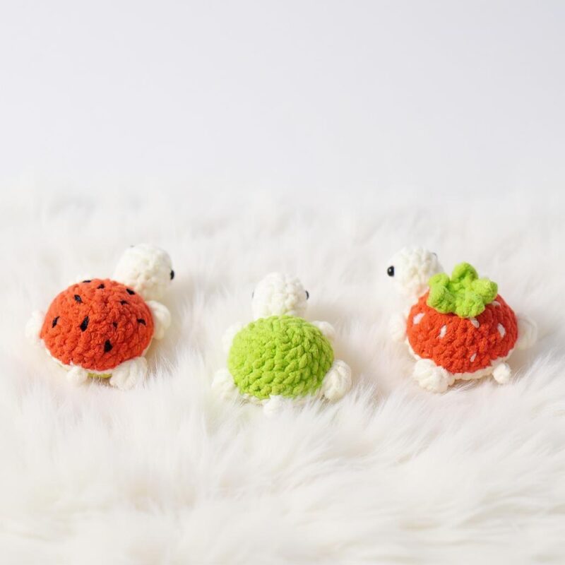 Mini Turtle Amigurumi Crochet Pattern - Adorable DIY Stuffed Animal Toy - Instant Download PDF