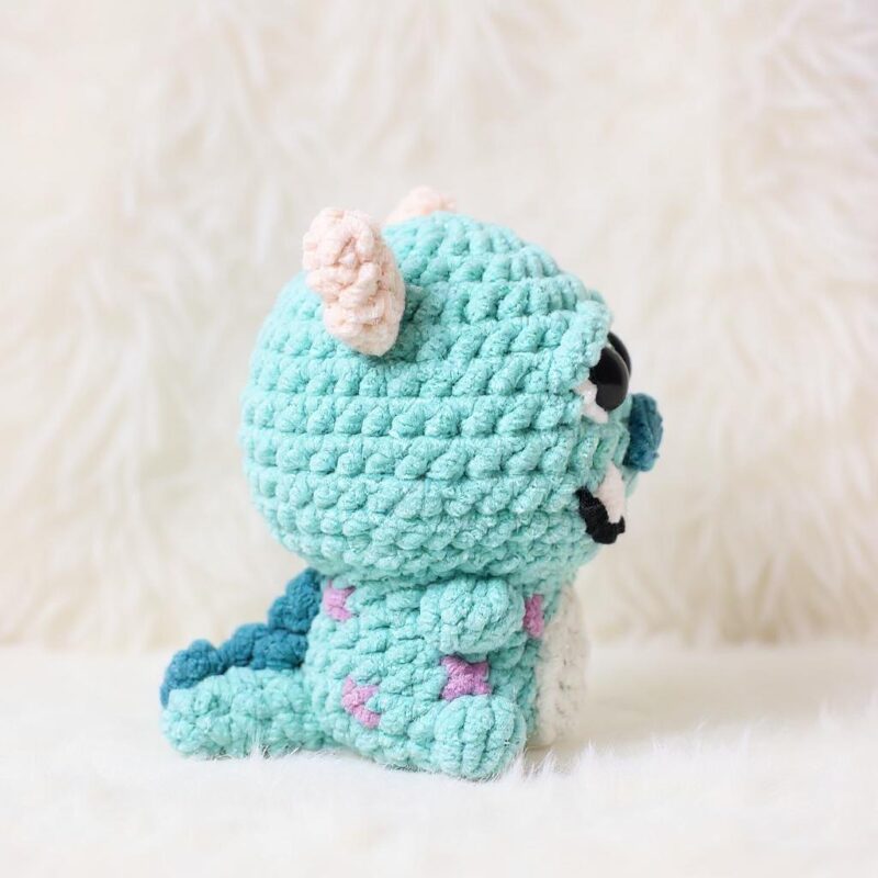 Minty Monster Amigurumi Crochet Pattern - Adorable DIY Stuffed Animal Toy - Instant Download PDF - Image 3