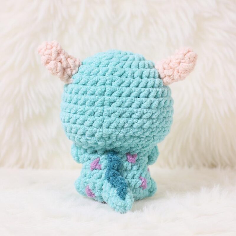 Minty Monster Amigurumi Crochet Pattern - Adorable DIY Stuffed Animal Toy - Instant Download PDF - Image 4