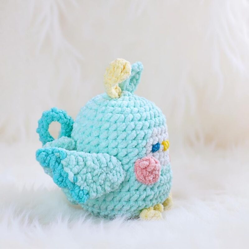 Minty Parrot Amigurumi Crochet Pattern - Adorable DIY Stuffed Animal Toy - Instant Download PDF - Image 4