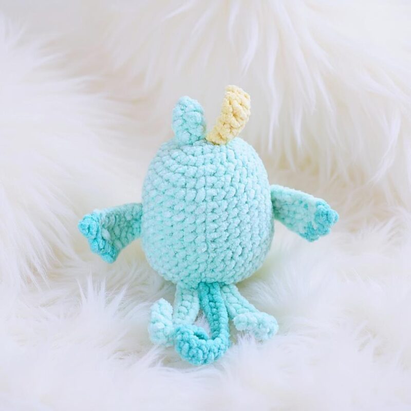 Minty Parrot Amigurumi Crochet Pattern - Adorable DIY Stuffed Animal Toy - Instant Download PDF - Image 5