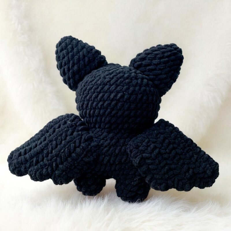 Bat Amigurumi Crochet Pattern - Colorful DIY Stuffed Animal Toy - Instant Download PDF - Image 4