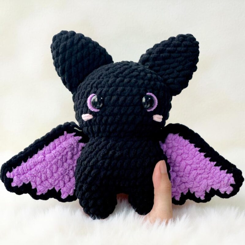 Bat Amigurumi Crochet Pattern - Colorful DIY Stuffed Animal Toy - Instant Download PDF - Image 5