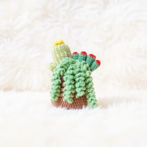Mixed Cactus Pot Amigurumi Crochet Pattern - Charming DIY Potted Plant Decor - Instant Download PDF