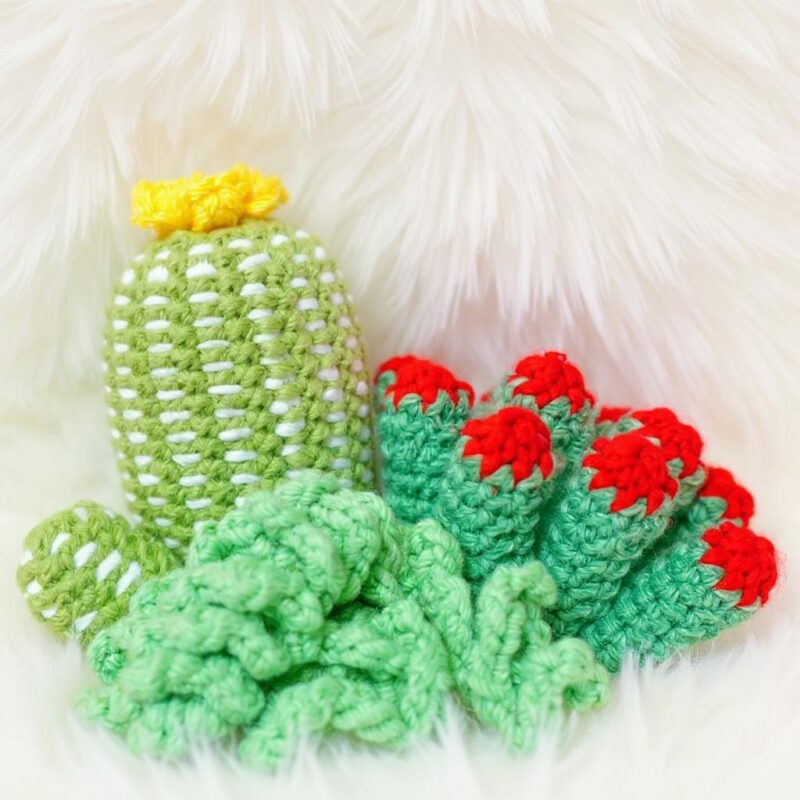 Mixed Cactus Pot Amigurumi Crochet Pattern - Charming DIY Potted Plant Decor - Instant Download PDF - Image 5