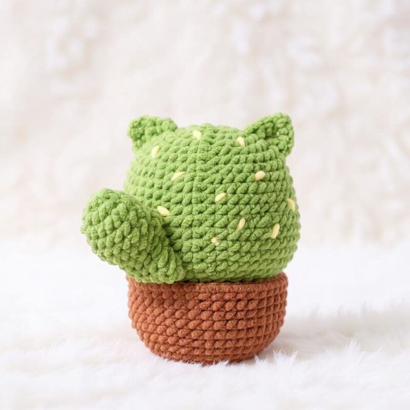Mochi Cat Cactus Amigurumi Crochet Pattern - Adorable DIY Stuffed Animal Toy - Instant Download PDF - Image 5