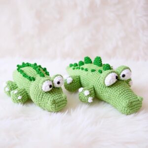 Mochi Gators Amigurumi Crochet Pattern Bundle - Adorable DIY Stuffed Animal Toys - Instant Download PDF