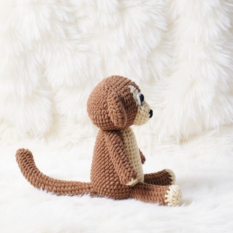 Monkey Amigurumi Crochet Pattern - Adorable DIY Stuffed Animal Toy - Instant Download PDF - Image 3