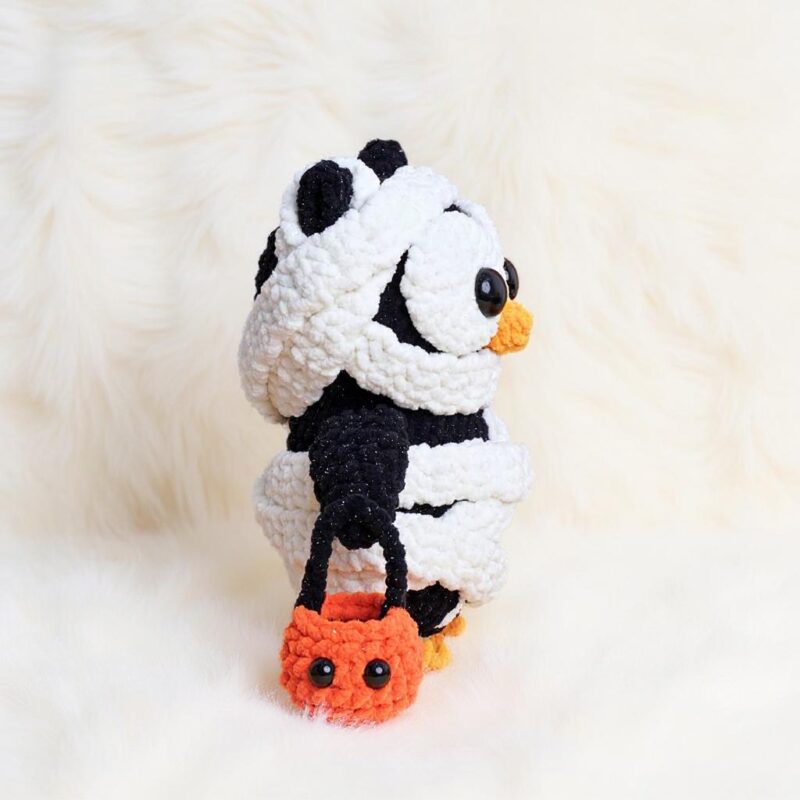 Mummy Owl Amigurumi Crochet Pattern - Spooky Cute - DIY Stuffed Animal Toy - Instant Download PDF - Image 3