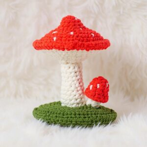 Mushroom Amigurumi Crochet Pattern - Whimsical DIY Stuffed Toy - Instant Download PDF