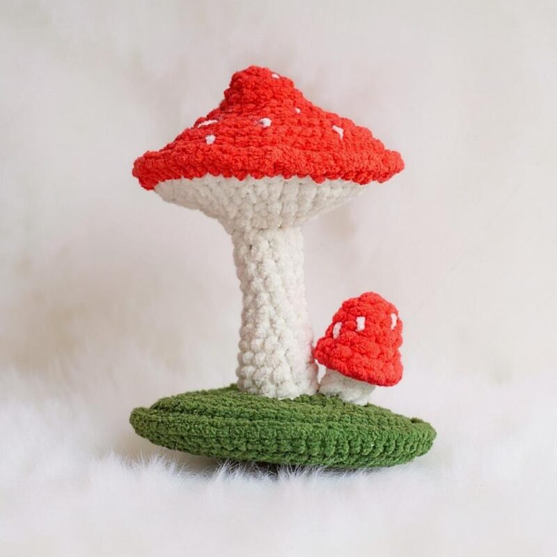 Mushroom Amigurumi Crochet Pattern - Whimsical DIY Stuffed Toy - Instant Download PDF - Image 2