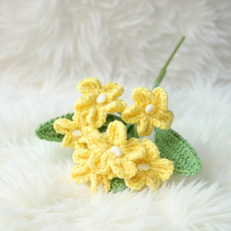 Forget-Me-Not Flower Amigurumi Crochet Pattern - Charming DIY Flower Decor - Instant Download PDF - Image 5